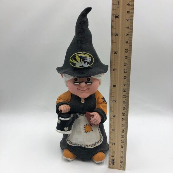 Mizzou University of Missouri Witch Halloween Tabletop Decor Collegiate Football - Picture 4 of 8